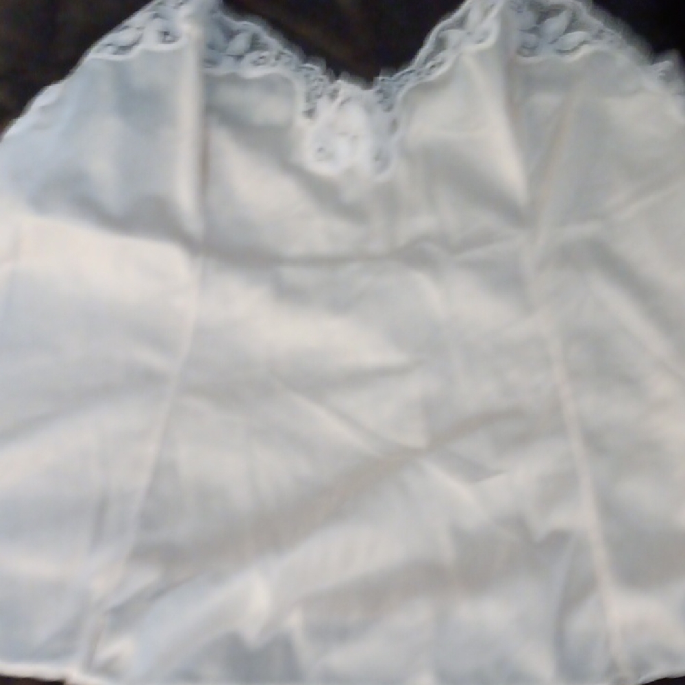 White Lace-Trim Camisole Slip - Women Intimates